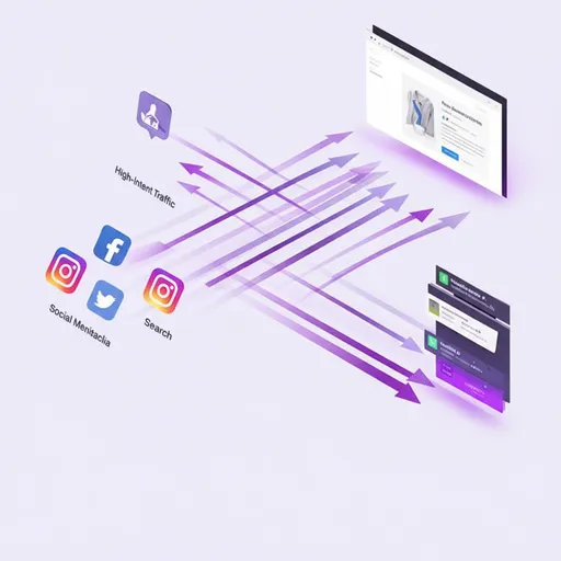 Step 3: Publishers and creators promote your products across search, content, and social channels